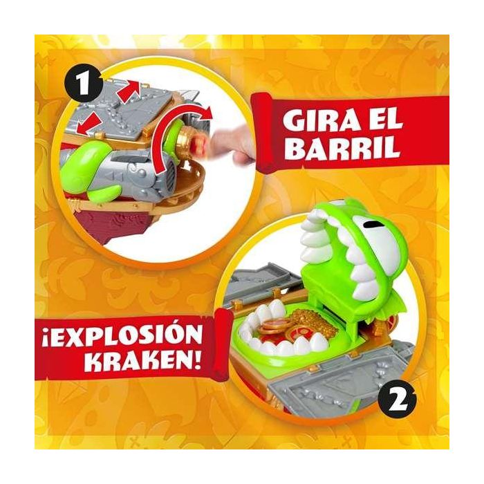 Magic Box Barco Pirata Kraken PPXSP112IN20 con Cañón, Catapulta y Prisión para 10 Figuras Piratix 6