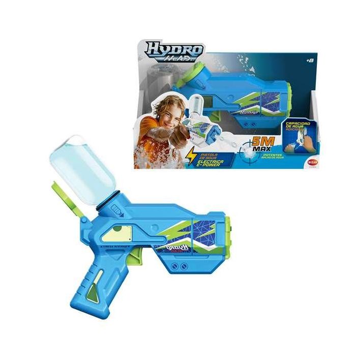 Pisotola electrónica hydro mad mini blaster, dispara hasta 5 m de distancia, depósito de 100 ml 2