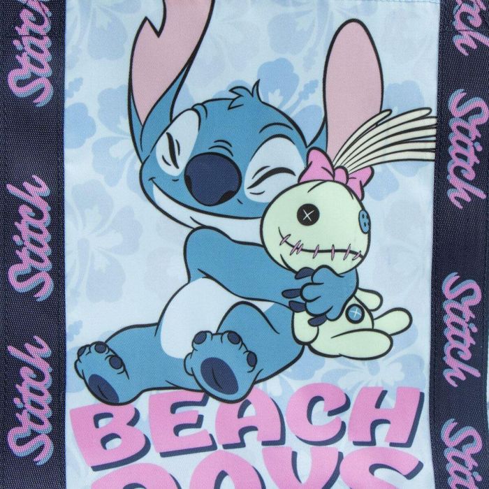 Cerdá Bolsa de Playa Stitch Premium Infantil Azul - Ideal para Vacaciones, con Gran Capacidad: 62.0 x 39.0 x 20.0 cm 1