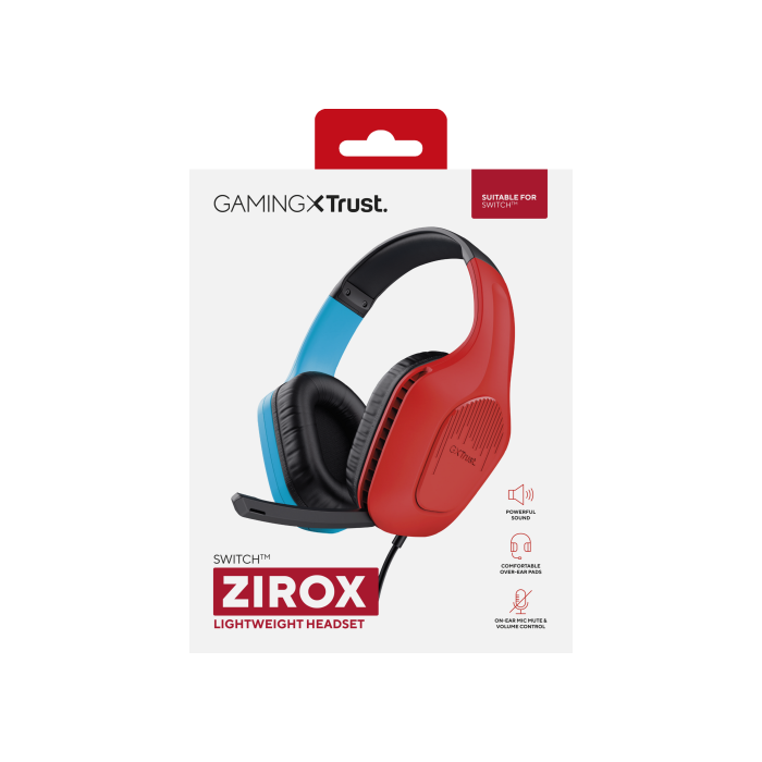 Trust Gaming GXT 416S Zirox Auriculares Gaming con Micrófono Jack 3.5 Azules y Rojos Multiplataforma PS5, PS4, Xbox, Switch, PC 8 Trust Gaming GXT 416S Zirox Auriculares Gaming con Micrófono Jack 3.5 Azules y Rojos Multiplataforma PS5, PS4, Xbox, Switch, PC 8