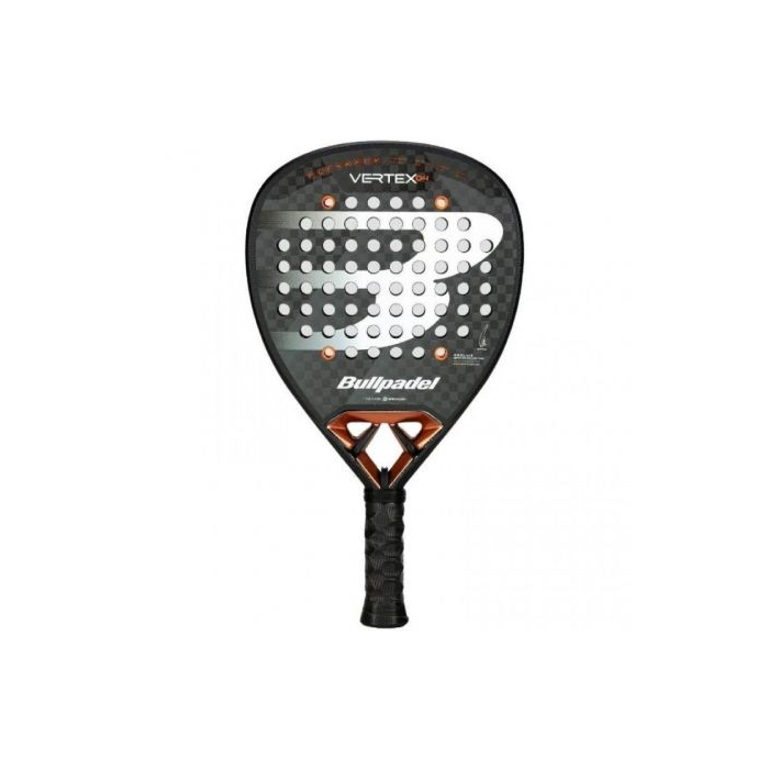 Bullpadel Vertex 04 2025 Juan Tello PAD VERTEX 04 25 - Pala de Pádel Negra para Potencia y Control - Xtend Carbon 12K Multieva