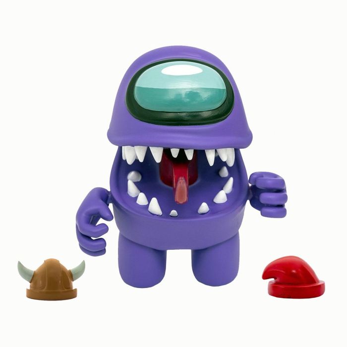 Bizak Figura Acción Among Us Pack con 12 cm y 3 Accesorios Coleccionable 1