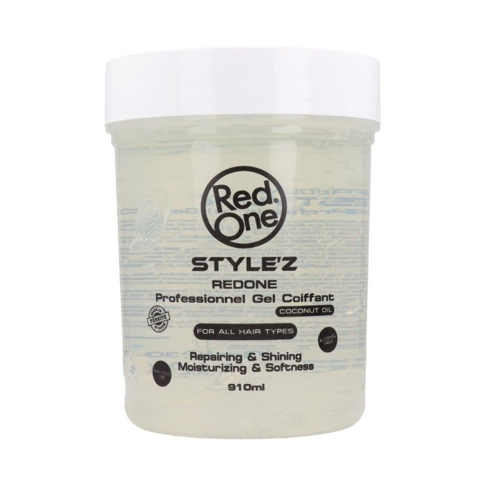 Red One Gel fijador extra fuerte Coconut Oil 910 ml