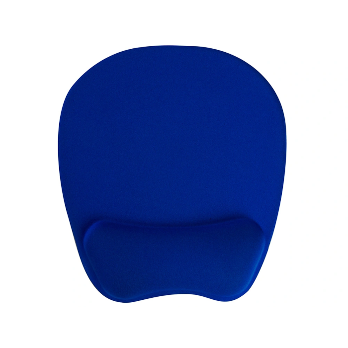 Q-connect Alfombrilla para Ratón con Reposamuñecas Ergonómico de Gel Color Azul 225x240x20 mm 1