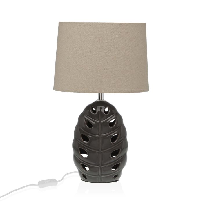 Lampara Ceramica Plateado 42Cm Versa (2 Unidades) Lampara Ceramica Plateado 42Cm Versa (2 Unidades)