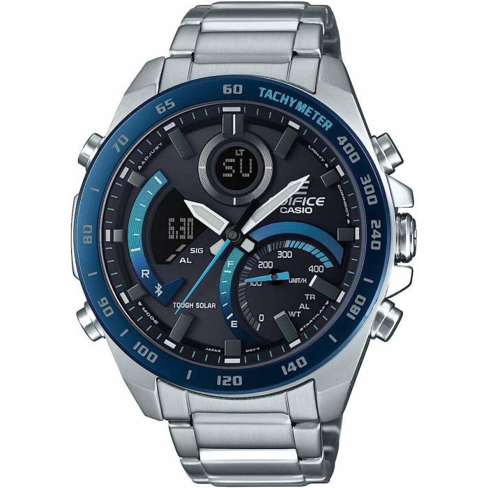 Casio ECB-900DB-1BER Reloj de hombre Solar Bluetooth 51,5 mm Sumergible 10 bares