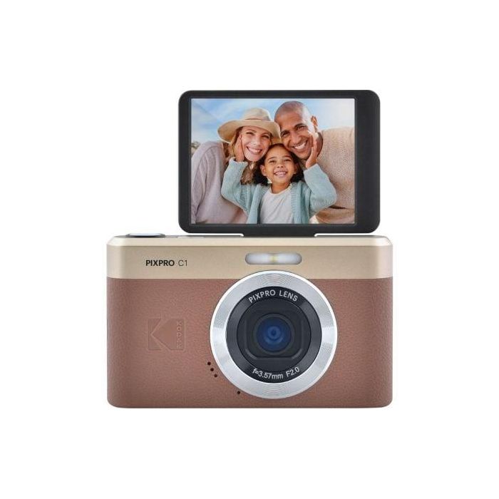 Kodak PIXPRO C1 BW Cámara Digital Pixpro C1 13MP, Vídeo Full HD, Pantalla Táctil 2.8", Zoom Digital 4x, Marrón Kodak PIXPRO C1 BW Cámara Digital Pixpro C1 13MP, Vídeo Full HD, Pantalla Táctil 2.8", Zoom Digital 4x, Marrón