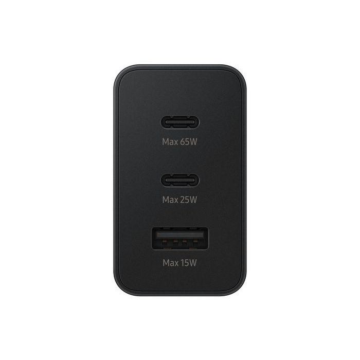 Samsung Cargador de Pared 65W Triple 2 USB-C + 1 USB Negro EP-T6530NBEGEU 2