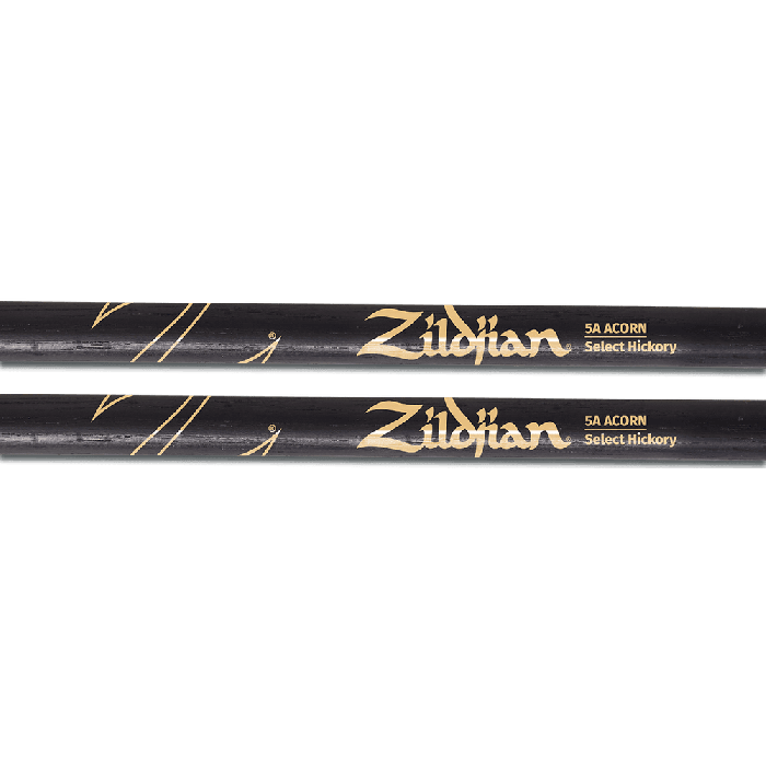 Baquetas Zildjian 5A Z Hickory Negra (Acorn) 2 Baquetas Zildjian 5A Z Hickory Negra (Acorn) 2