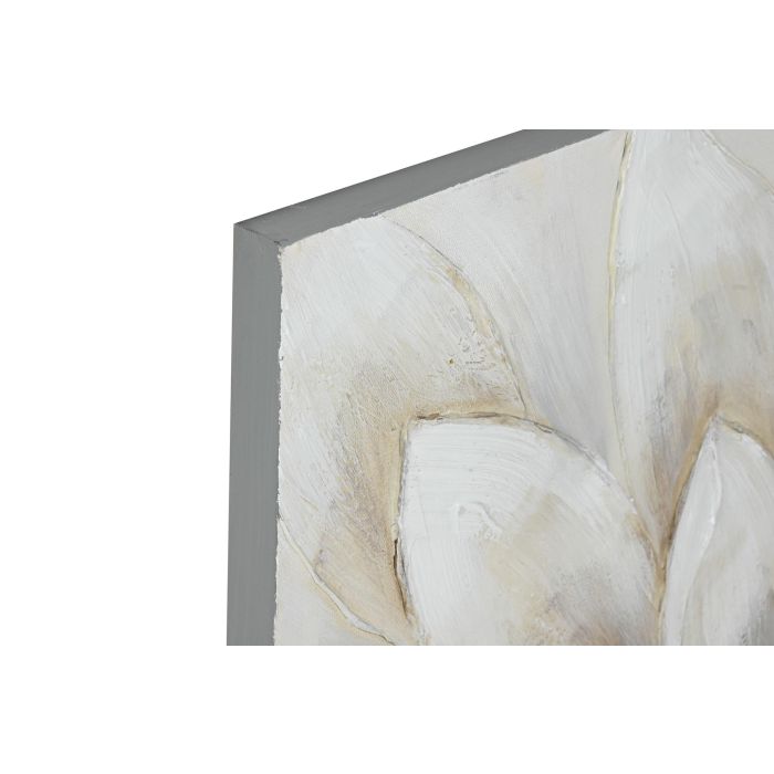 Cuadro Romantico DKD Home Decor Blanco 3 x 80 x 80 cm (2 Unidades) 1