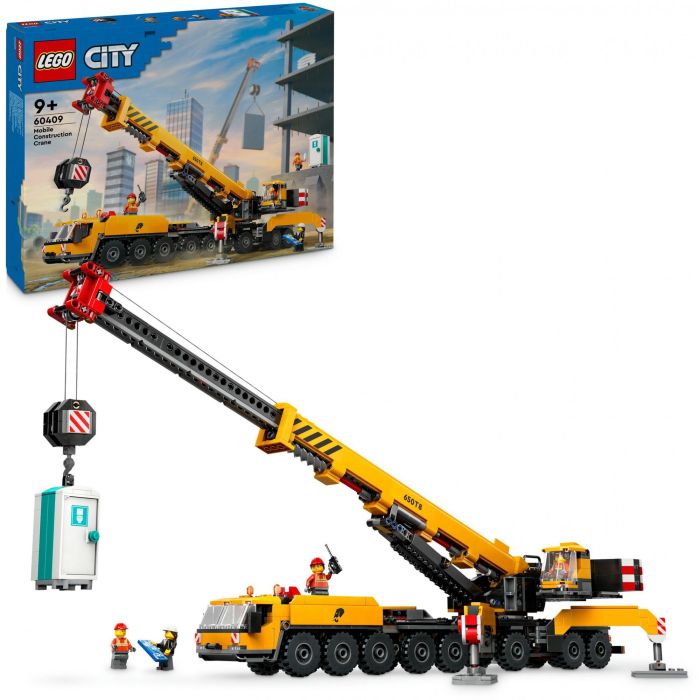 LEGO 60409 Grúa de Construcción Móvil Amarilla LEGO City, Set de Construcción de Juguete para Niños y Niñas, Regalo Perfecto 3