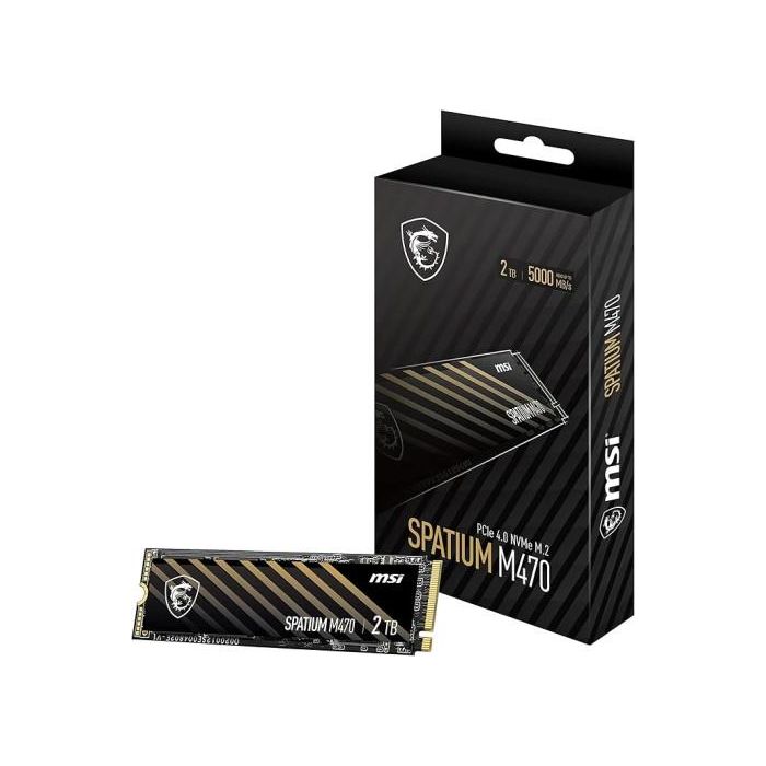 MSI SPATIUM M470 Pro PCIe 4.0 NVMe M.2 2TB SSD - 6000/5000MB/s - S78-440Q990-P83 1 MSI SPATIUM M470 Pro PCIe 4.0 NVMe M.2 2TB SSD - 6000/5000MB/s - S78-440Q990-P83 1