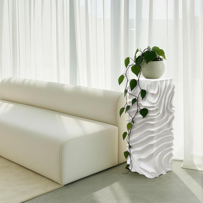 DKD Home Decor Pedestal Scandi Moderno Blanco 29x80x29 cm - Estilizado Soporte Decorativo para Interior de MDF y Papel Maché 1 DKD Home Decor Pedestal Scandi Moderno Blanco 29x80x29 cm - Estilizado Soporte Decorativo para Interior de MDF y Papel Maché 1