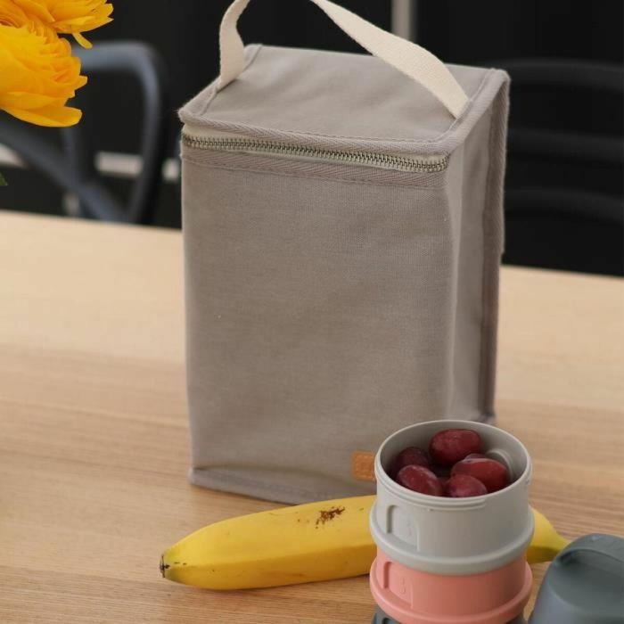 Beaba Bolsa de comida para bebés isotérmica gris perla 1 Beaba Bolsa de comida para bebés isotérmica gris perla 1