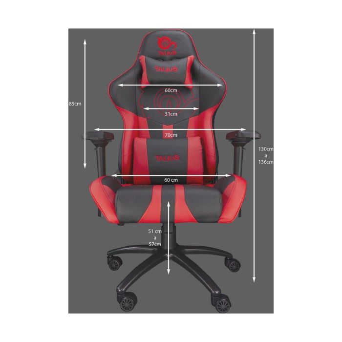 Silla Gaming Talius VIPER Negro Metal 5