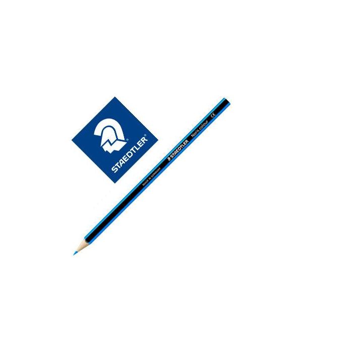 Lapiz De Color Staedtler Wopex Ecologico Azul 12 unidades