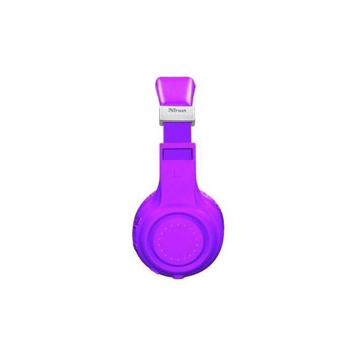 AURICULARES INALÁMBRICOS TRUST DURA NEÓN PURPLE - BLUETOOTH - GRAN CALIDAD SONIDO - FUNCIÓN MANOS LIBRES - PUEDEN USARSE CON CABLE JACK 3.5MM 2 AURICULARES INALÁMBRICOS TRUST DURA NEÓN PURPLE - BLUETOOTH - GRAN CALIDAD SONIDO - FUNCIÓN MANOS LIBRES - PUEDEN USARSE CON CABLE JACK 3.5MM 2