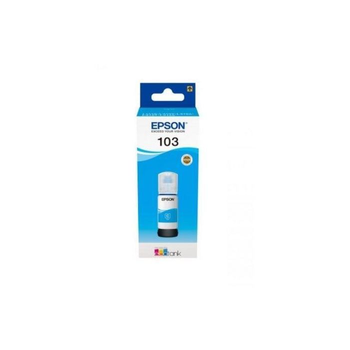 Epson Tinta Cian Nº 103 para Ecotank Serie L1100, L3110 (70 ML)