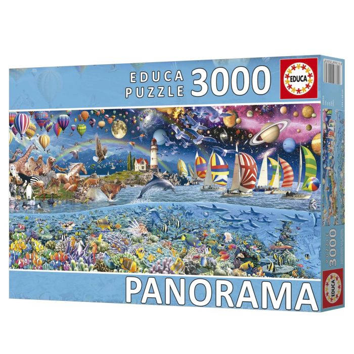 Educa Puzzle 3000 Piezas Vida Panorámico 144x68 cm Referencia 20265 2