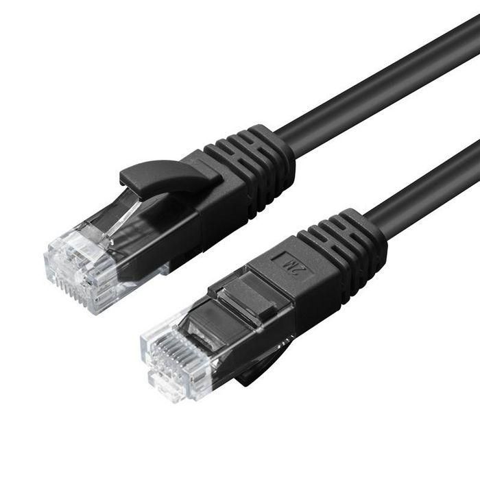MicroConnect CAT6A UTP Network Cable 0.25m, Black MicroConnect CAT6A UTP Network Cable 0.25m, Black