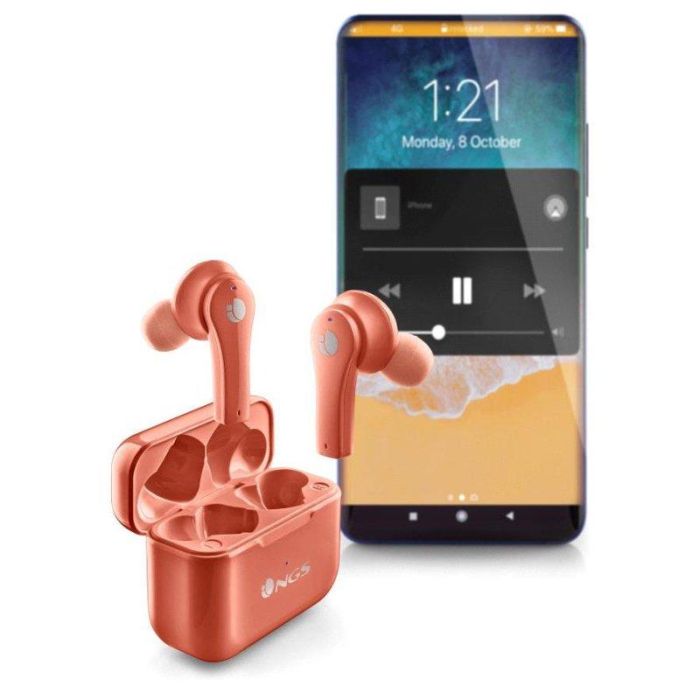 Auriculares in Ear Bluetooth NGS ARTICABLOOMCORAL Rosa 4