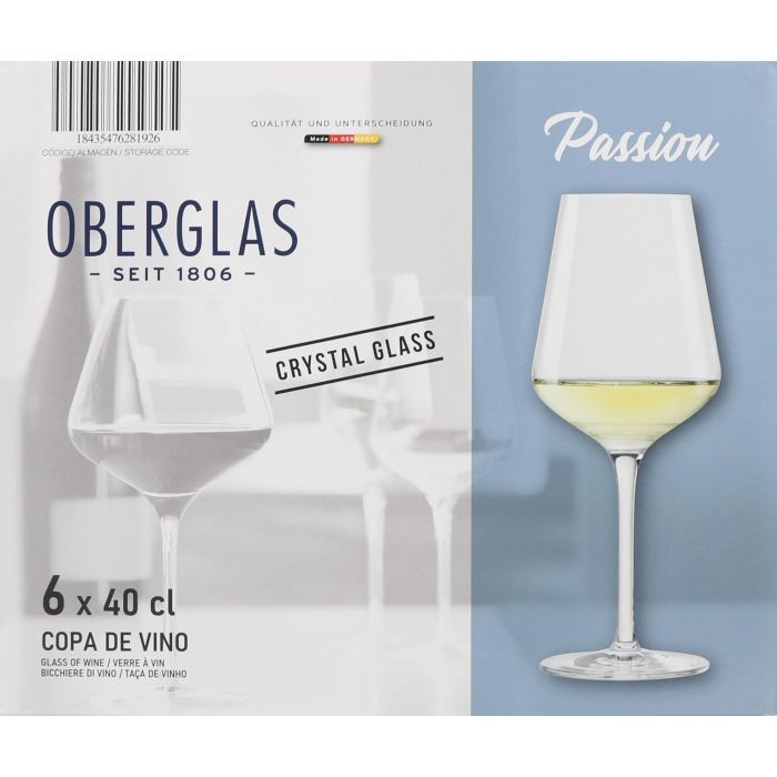 Oberglas Set 6 Copas de Vino Passion 40 cl