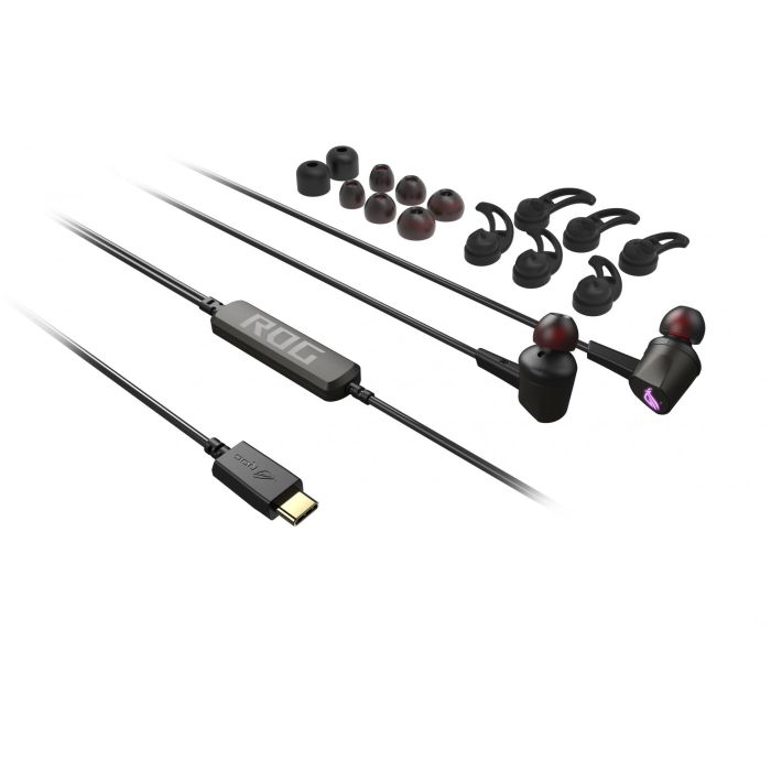 ASUS ROG Cetra II Auriculares Gaming Intra Oído con Cable USB-C y Reducción de Ruido Activo, Negro 6