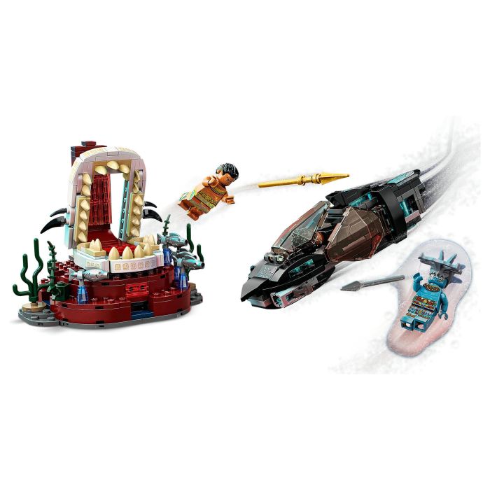 LEGO Marvel Avengers Sala del Trono del Rey Namor, Juego de Construcción, 355 Piezas, 7+ Años