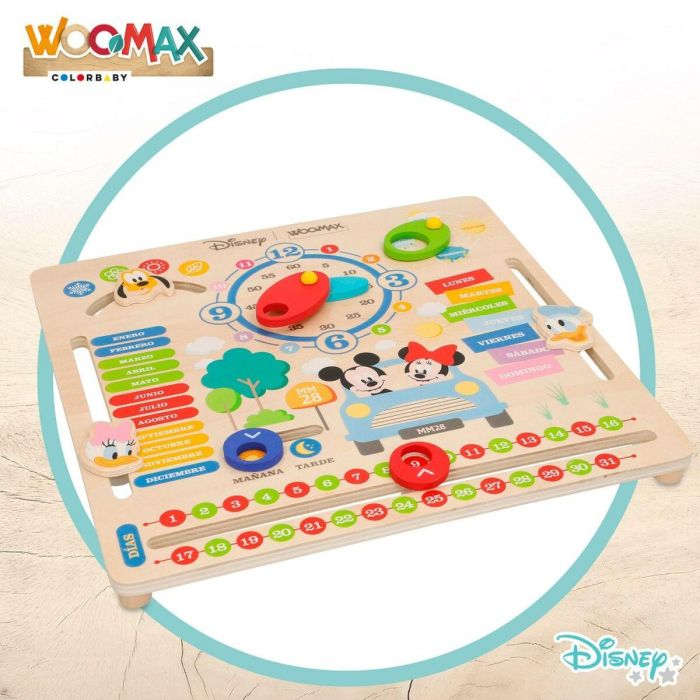 Juego Educativo Disney Calendario 30 x 3,5 x 30 cm (6 Unidades) 5