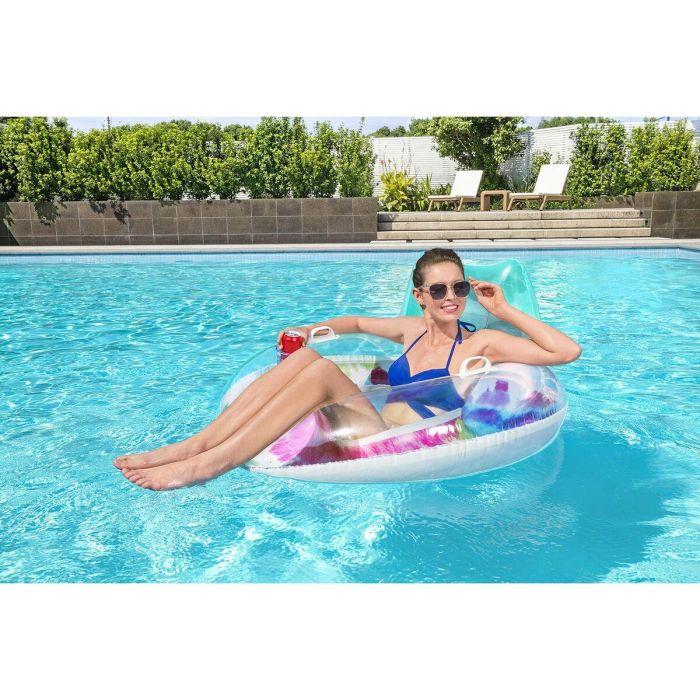 Boya - Bestway - Multicolor - Diámetro 117 cm - Con reposacabezas, asas y portavasos 9 Boya - Bestway - Multicolor - Diámetro 117 cm - Con reposacabezas, asas y portavasos 9