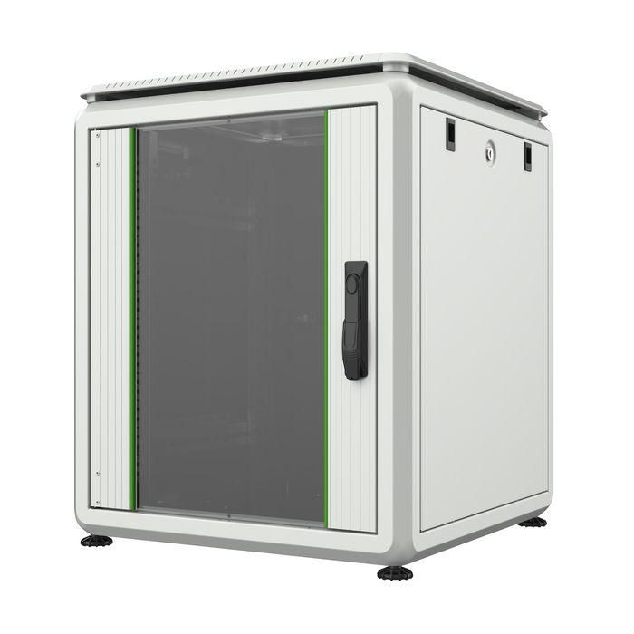 Lanview Armario Rack 19'' 12U 600x600mm Autoportante para Redes y Servidores con Puerta Cristal Templado y Gestión de Cables Lanview Armario Rack 19'' 12U 600x600mm Autoportante para Redes y Servidores con Puerta Cristal Templado y Gestión de Cables