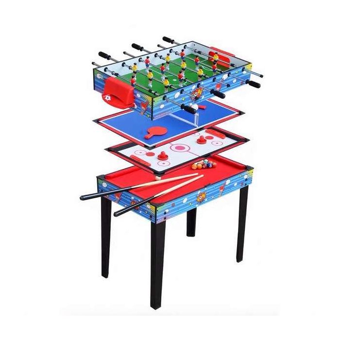 Mesa multijuegos 4 en 1 94x50,5x73,5 cm 1 Mesa multijuegos 4 en 1 94x50,5x73,5 cm 1