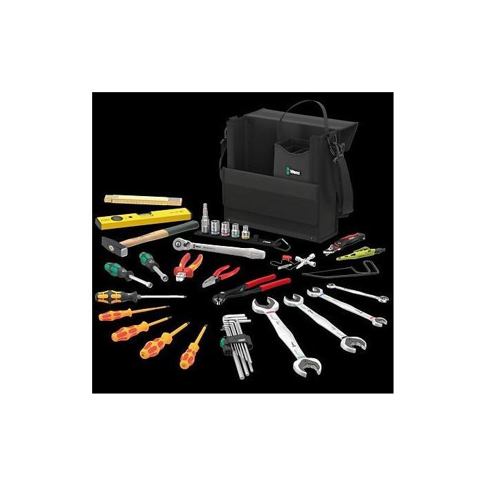 Wera 2go SHK 1 Juego de Herramientas para Saneamiento, Calefacción y Climatización