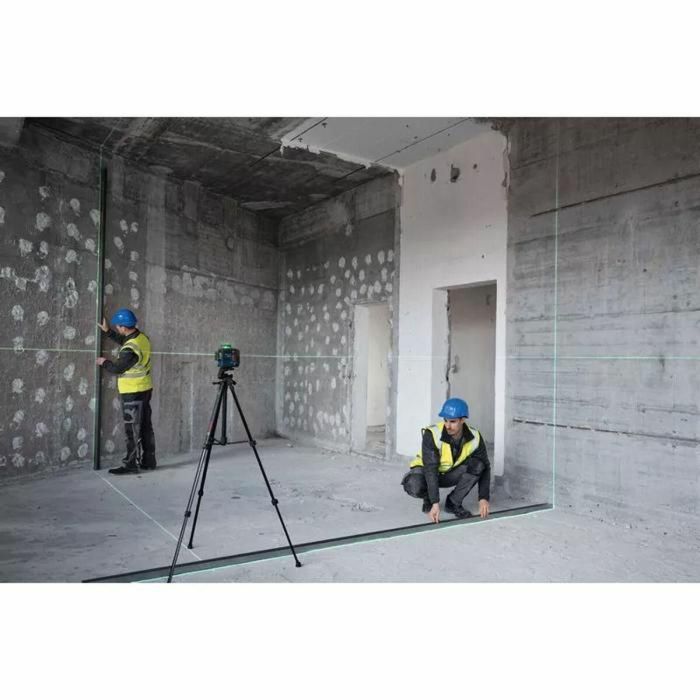 Bosch 601065500 Láser de línea de 3 planos GLL 80-33 G Professional + 4 pilas AA LR6 de 1,5 V 3