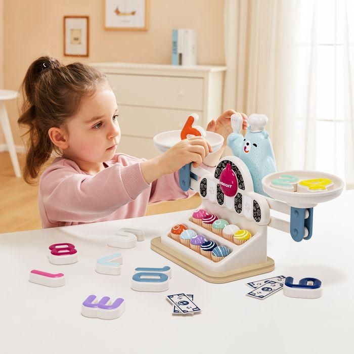 Yummy Balance Bear - TOP BRIGHT - Cupcakes - Bandejas de equilibrio - Balanza - Números - Contando 5