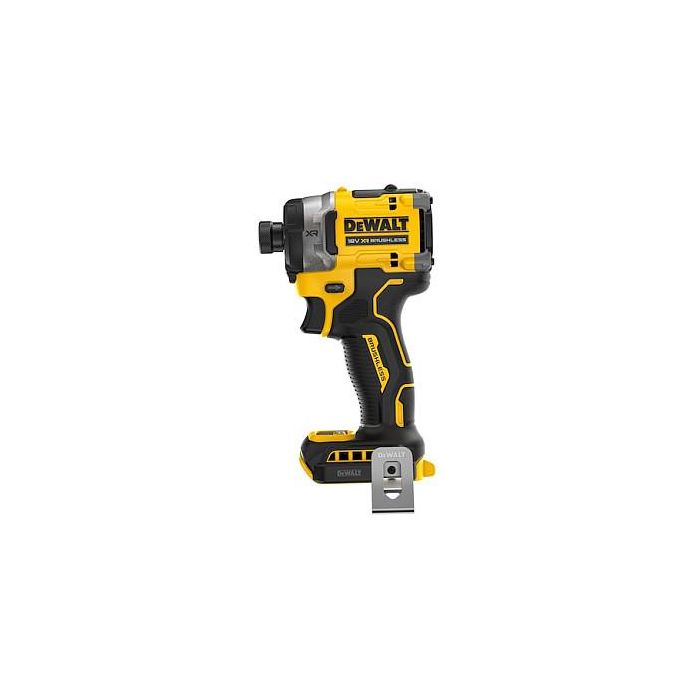 DeWALT DCF860NT-XJ Destornillador de Impacto 1/4" 18V Sin Escobillas, 4400Nm de Torque, Mango de Pistola, 3800 RPM, Negro y Amarillo 1 DeWALT DCF860NT-XJ Destornillador de Impacto 1/4" 18V Sin Escobillas, 4400Nm de Torque, Mango de Pistola, 3800 RPM, Negro y Amarillo 1