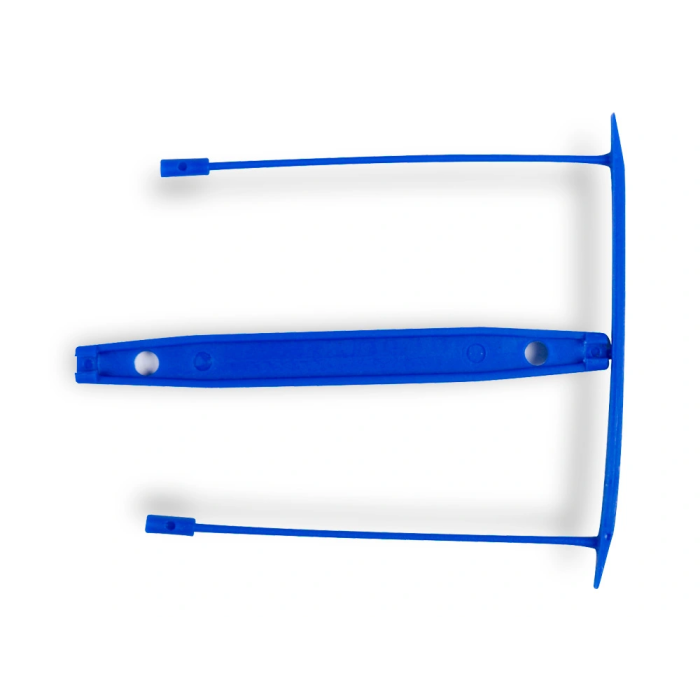 Q-connect Sujetador E-Clips de Plástico Color Azul Caja de 100 Unidades 4