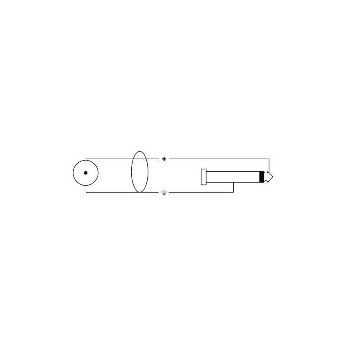 Cable De Audio Doble Jack Mono - Rca 3 M 1 Cable De Audio Doble Jack Mono - Rca 3 M 1