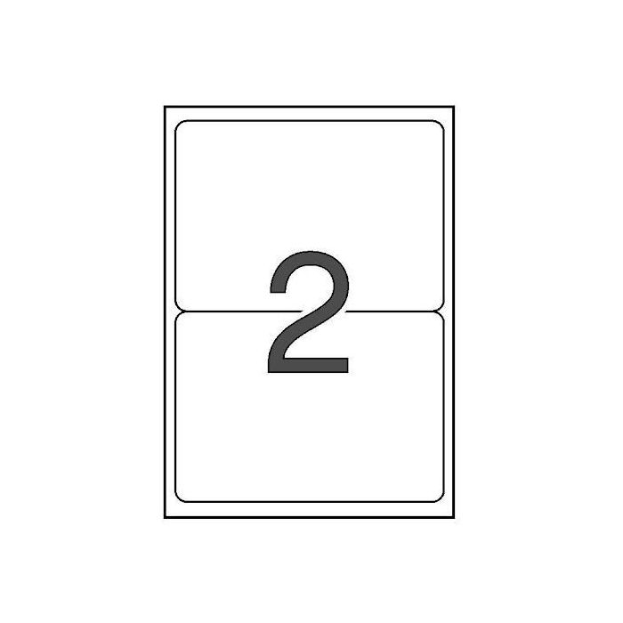 Apli Etiquetas Adhesivas 199,6x144,5 mm Inkjet-Láser C-Romos 2 X 100H Blanco Apli Etiquetas Adhesivas 199,6x144,5 mm Inkjet-Láser C-Romos 2 X 100H Blanco