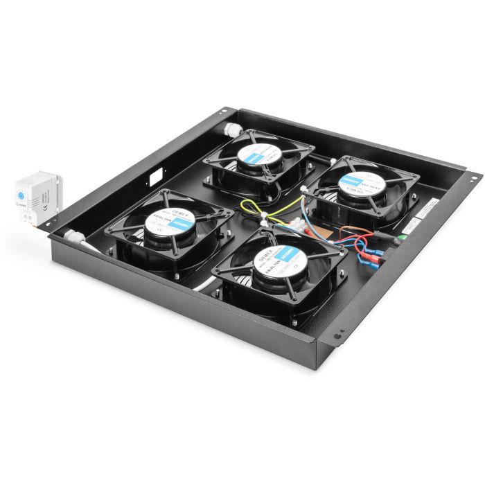 Digitus Dachlüftereinheit 19" 4 Lüfter. Farbe Schwarz (RAL 9005) 5