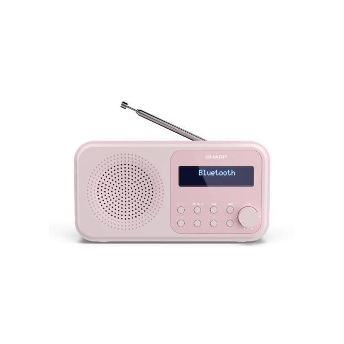 Sharp DR-P420(PK) Radio Portátil Digital Rosa con DAB, DAB+, FM y Bluetooth 5.0 Sharp DR-P420(PK) Radio Portátil Digital Rosa con DAB, DAB+, FM y Bluetooth 5.0