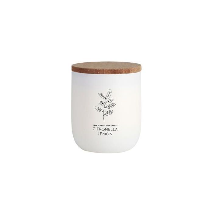 Vela Vaso Blanco Citvasl Citronela-Limon 7X9Cm 1Ud Vela Vaso Blanco Citvasl Citronela-Limon 7X9Cm 1Ud