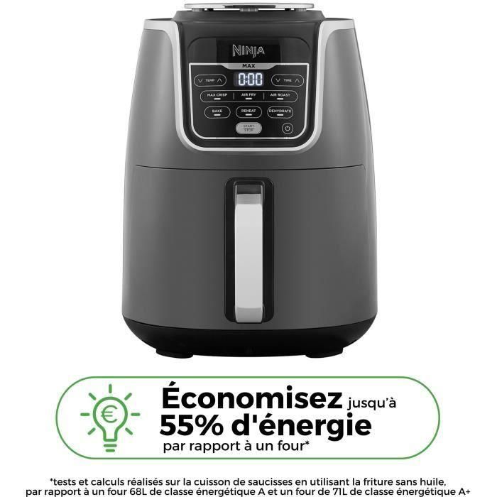 Ninja AF160EU Freidora de Aire 6 en 1 MAX 5.2L - Cocina saludable con poco aceite, 6 funciones, hasta 240°C, apta lavavajillas 1 Ninja AF160EU Freidora de Aire 6 en 1 MAX 5.2L - Cocina saludable con poco aceite, 6 funciones, hasta 240°C, apta lavavajillas 1