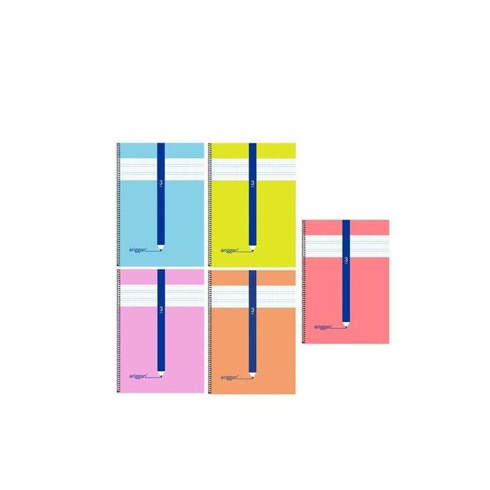 Lamela Bloc Eriggan Tapa Blanda 4º 40H 70G Cuadrovia 3 Mm (5 Col.Surt.) Lamela Bloc Eriggan Tapa Blanda 4º 40H 70G Cuadrovia 3 Mm (5 Col.Surt.)