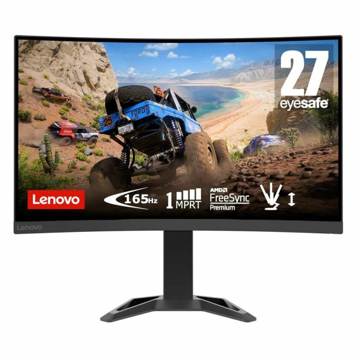 Pantalla PC Gamer Curva - LENOVO - G27c-30 - 27'' FHD - Panel VA - 1 ms - 165Hz - HDMI / DP - FreeSync Premium - Altavoces