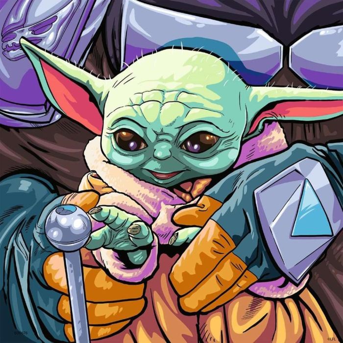 Puzzle Ravensburger The Mandalorian: Baby Yoda 2 Puzzle Ravensburger The Mandalorian: Baby Yoda 2