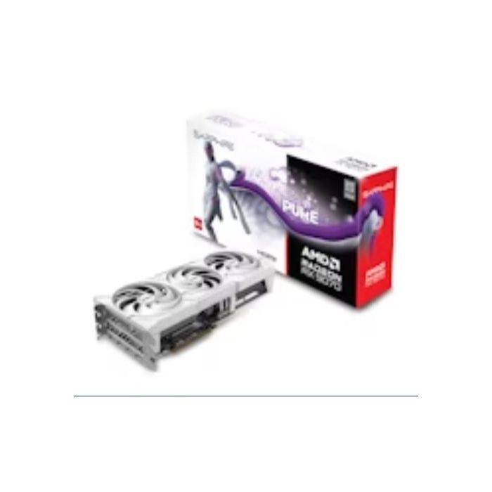 Sapphire RX 9070 16GB GDDR6 Tarjeta Gráfica 3 Ventiladores Blanca