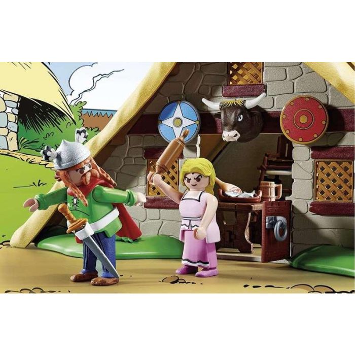 PLAYMOBIL 70932 Asterix: La cabaña de Abraracourcix, Techo extraíble 6 PLAYMOBIL 70932 Asterix: La cabaña de Abraracourcix, Techo extraíble 6