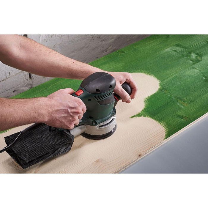 Wolfcraft Disco de lijar multiorificio para lijadora excéntrica, ø125mm, Grano 240 7