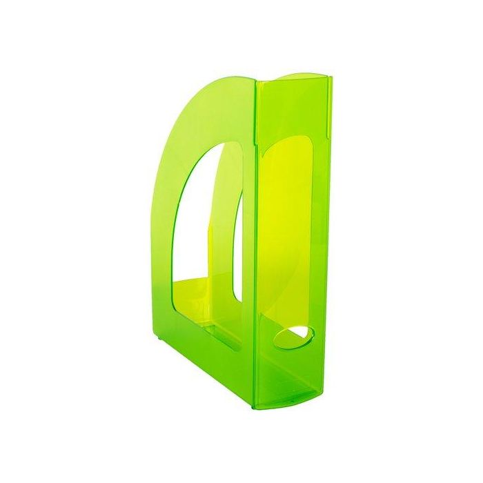 Revistero Plastico 80Mm Traslucido Kiwi